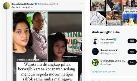 Wanita ditahan karena terlibat pencurian,