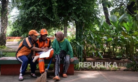 Taman kota (ilustrasi) 