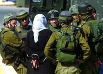 Wanita ditangkap tentara Israel