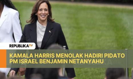 Wapres AS Kamala Harris menolak untuk menghadiri pidato PM Israel Benjamin Netanyahu di hadapan Kongres AS pada Rabu (24/7) mendatang,.