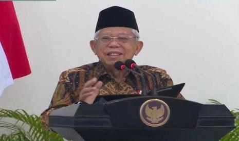 Wakil Presiden (Wapres) RI Maruf Amin.