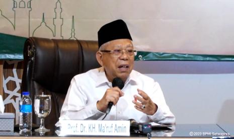  Wakil Presiden RI, Maruf Amin sekaligus meluruskan disinformasi pejabat Kemensos yang menyebut penyebab kematian akibat kelaparan. (ilustrasi).