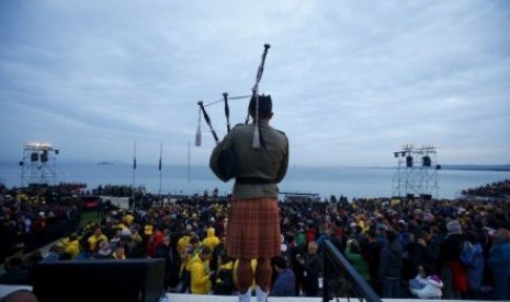 Warga Australia dan Selandia Baru mengikuti peringatan Hari Anzac di Gallipoli. (Dok) 