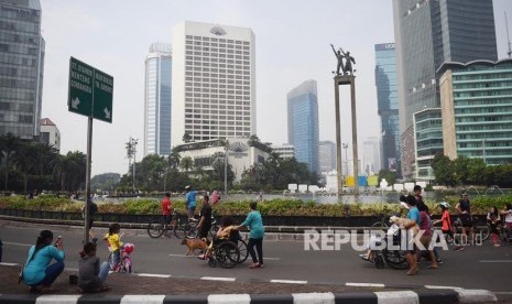 Hari bebas kendaraan (car free day) di Jakarta