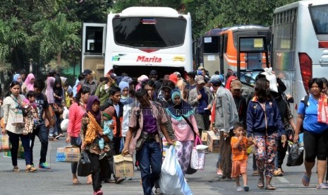 Mudik Lebaran - ilustrasi