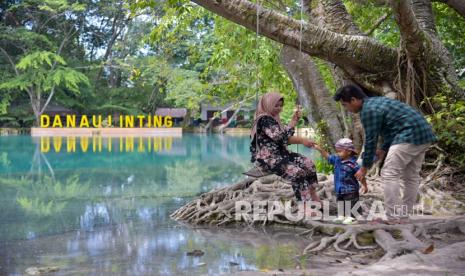 Objek wisata Danau Linting, Sinembah Tanjung Muda Hulu, Deli Serdang, Sumatera Utara.