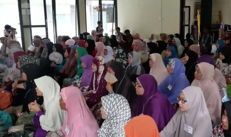 Warga binaan Lapas wanita Pondok Bambu, Jakarta Timur.