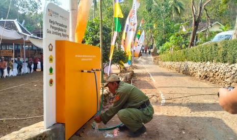 Warga Desa Gendayakan, Paranggupito, Wonogiri, akhirnya bisa menikmati air bersih.