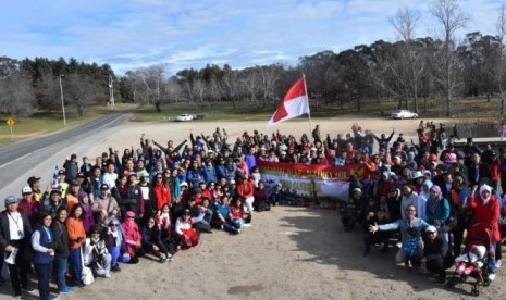 Warga Indonesia berkumpul di Danau Griffin