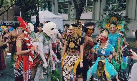 Warga Indonesia yang ikut Moomba Festival tahun lalu.