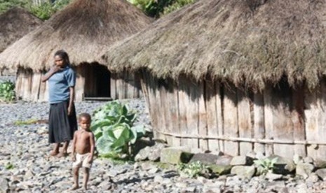  Warga Kampung Gidide, Distrik Mulia, Puncak Jaya, Papua.