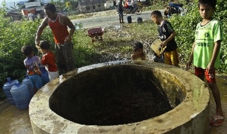 Warga kesulitan air bersih