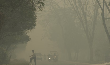 Antisipasi karhutla. Palangka Raya, Kalimantan Tengah bertekad mencegah terulangnya kabut asap seperti yang terjadi pada 2015.