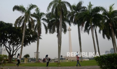 Monumen Nasional (Monas) di Jakarta. Pemerintah mengkaji pemindahan Ibu Kota dari Jakarta ke kota lain.