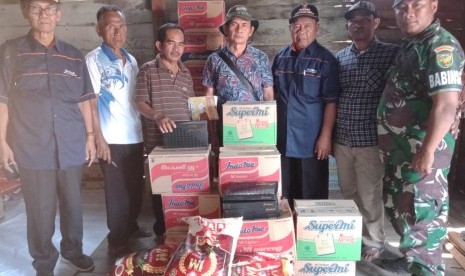 Warga Muba sinergi bersama OPD dan Baznas  bantu korban kebakaran dan janda veteran. 