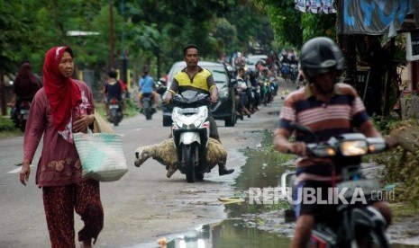 Banjir di Kabupaten Bantul (ilustrasi)