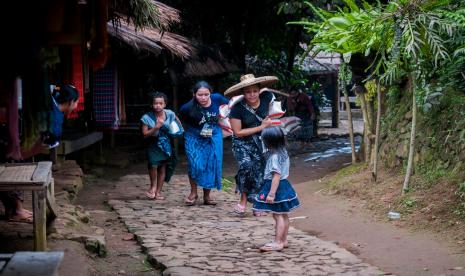 Warga suku Baduy 