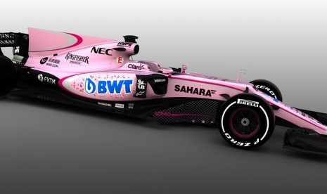 Warna baru mobil Sahara Force India.