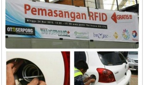 WCC mengikuti kegiatan pemasangan RFID.