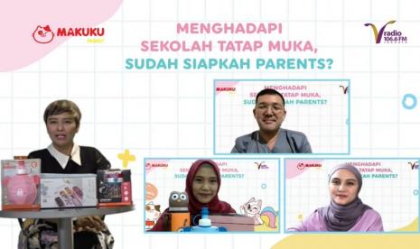 Webinar dengan tema Menghadapi Sekolah Tatap Muka, Sudah Siapkah Parents?, Selasa (28/9).