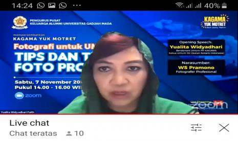 Webinar Kagama Yuk Motret (KYM) bertajuk 