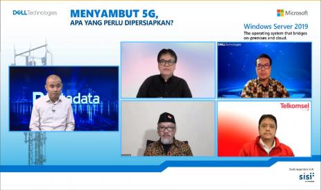 Webinar Katadata dengan teman 