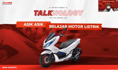 Webiner motor listrik yang digelar Honda Motor, Selasa 21/3/2023)