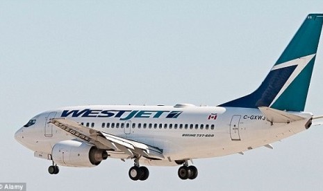 WestJet  membatalkan salah satu penerbangannya pada Selasa menyusul adanya pelanggaran aturan mengenakan masker oleh penumpang cilik. 