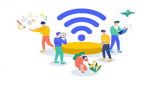 Wifi gratis untuk masyarakat (ilustrasi)