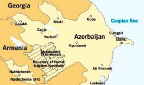 Wilayah Azerbaijan berbatasan dengan Iran