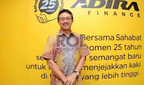 Willy Suwandi Dharma,  Presiden Direktur Adira FInance. (Republika/Agung Supriyanto)