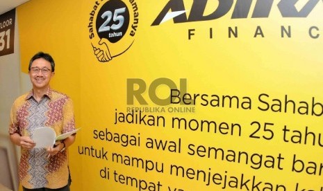 Willy Suwandi Dharma,  Presiden Direktur Adira FInance. (Republika/Agung Supriyanto)