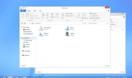 Windows 8 dengan fitur antarmuka Metro UI