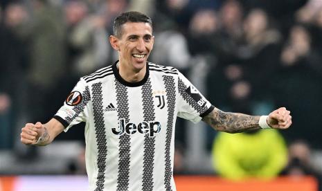 Winger Juventus Angel Di Maria yang meninggalkan klubnya pada akhir musim 2022/2023 untuk kembali membela klub Portugal, Benfica.