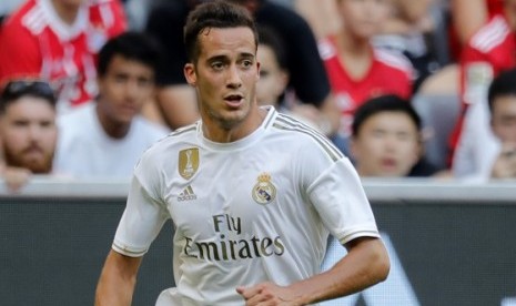 Gelandang serang Real Madrid Lucas Vazquez. mencetak gol kemenangan 2-1 atas Getafe dalam lanjutan La Liga Spanyol, Ahad (10/4/2022) dini hari WIB.