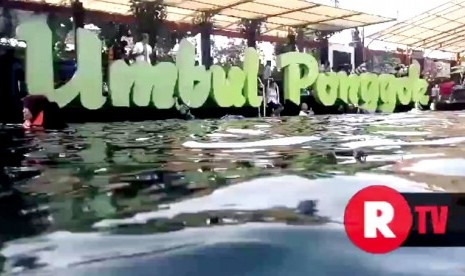 Wisata renang Umbul Onggok, Klaten, Jawa Tengah