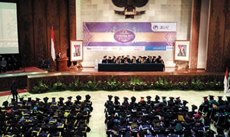 Wisuda Universitas Al Azhar Indonesia.