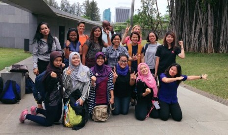 Women In News and Sport (WINS) Program in Jakarta, Indonesia. 