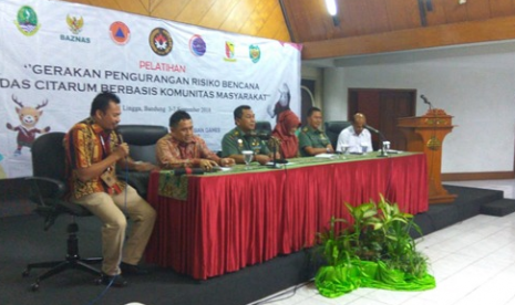 workshop Gerakan Pengurangan Risiko Bencana (PRB) Berbasis Komunitas Masyarakat di Bandung, Jawa Barat.