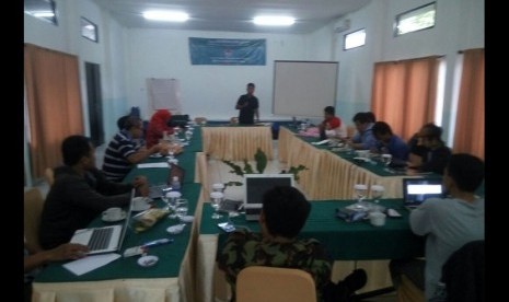  Workshop jurnalistik Keluarga Besar Pelajar Islam Indonesia (PII) di Cisarua, Bogor (21/12).