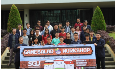 Workshop membuat game di SGU.