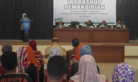 Workshop pemandirian mitra DD di Banteng