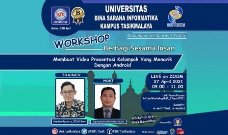 Workshop Pembuatan Video Presentasi Kelompok yang Menarik Dengan Android.