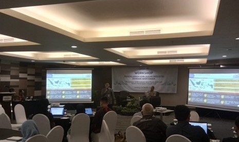 Workshop Pendalaman Kebijakan Industri dengan Wartawan di Hotel Mercure, Kota Padang, Sumatera Barat, Selasa (8/10). 