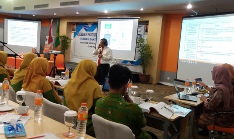 Workshop Program Akreditasi Tingkat Dasar yang diselenggarakan oleh RS PKU Muhammadiyah Surakarta. 