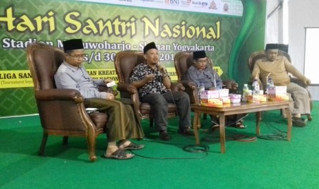 workshop Videotren, pada rangkaian Hari Santri Rabithah Ma'ahid Islamiyyah (RMI) Nahdlatul Ulama, Sabtu (29/10).