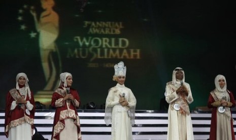 Part of activities of World Muslimah Award 2013 in Jakarta (file)