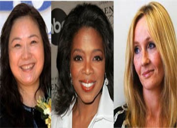 Wu Yajun, Oprah Winfrey dan Jk Rowling