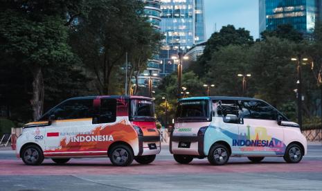  Wuling Motors yang mengirimkan 300 unit Air ev. Kendaraan kompak listrik tersebut dihadirkan dengan livery yang dirancang istimewa sebagai identitas partisipasi mobil listrik Wuling di ajang internasional tersebut. 