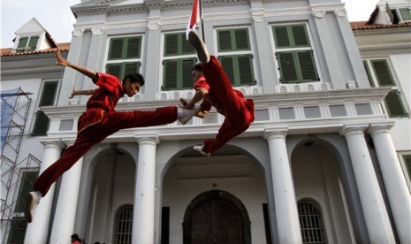 Wushu (ilustrasi). Atlet taolu putri Indonesia, Tasya Ayu Puspa Dewi, mengawali langkah manis pada hari pertama pertandingan cabang olahraga (cabor) wushu SEA Games 2023 Kamboja. 